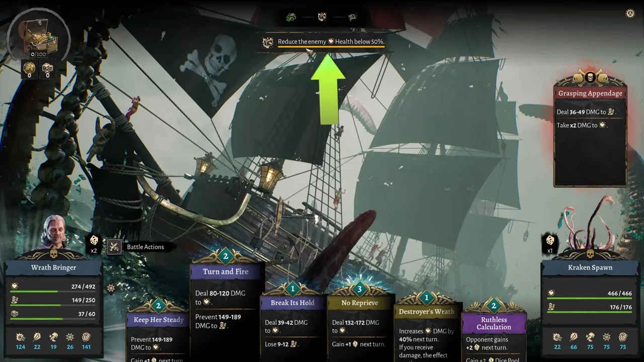 Corsair Cove captain assignment screen at pier with ship crew slots