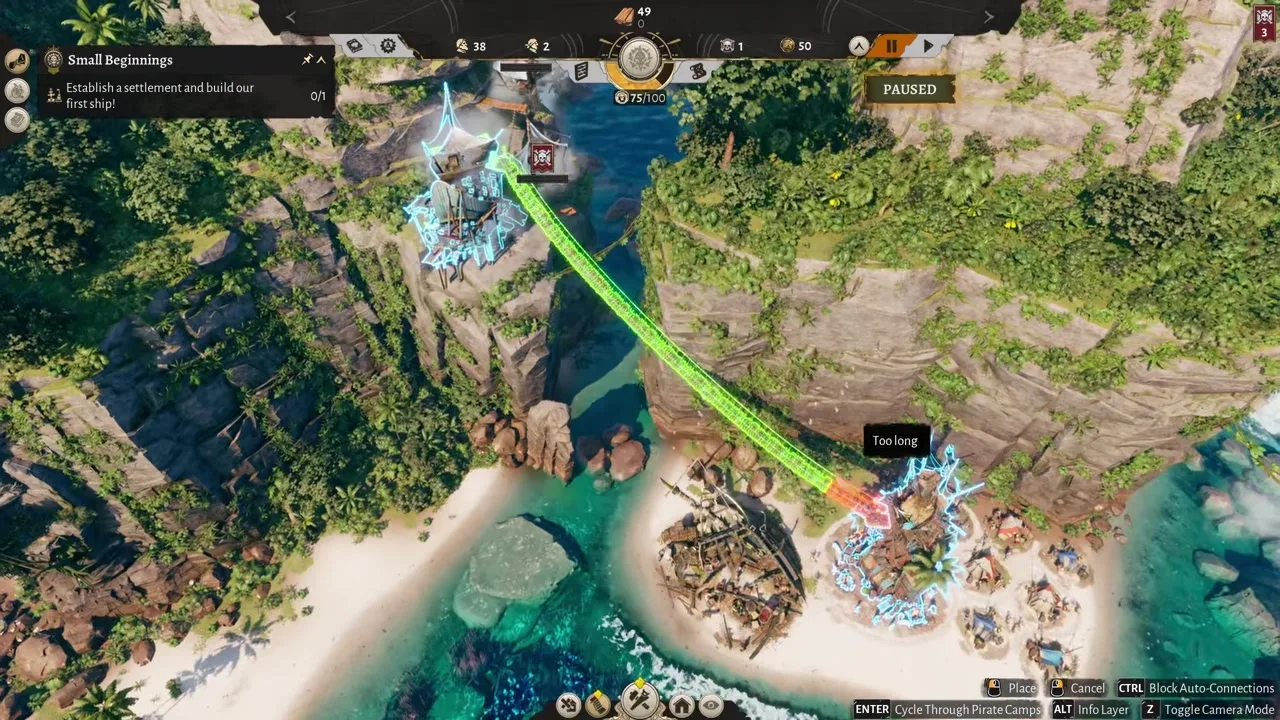 Corsair Cove pirate camp hub players often screenshot when asking for help